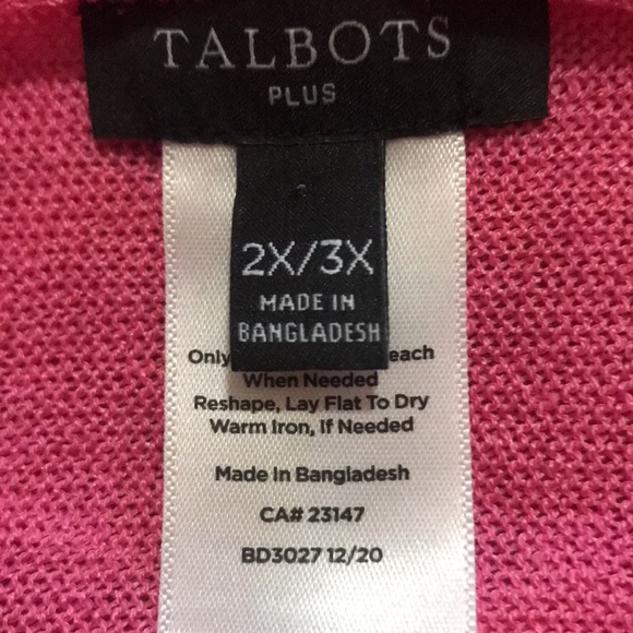 TALBOTS Shrug in Hot Pink - Picture 2 of 8
